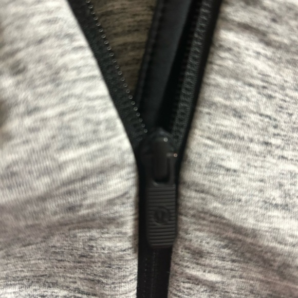 Lululemon Going Places Jacket Heather Space Dyed Medium Grey Black Size 6‎ - Picture 6 of 7